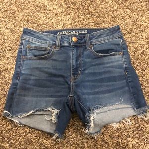 American Eagle next level stretch jean shorts